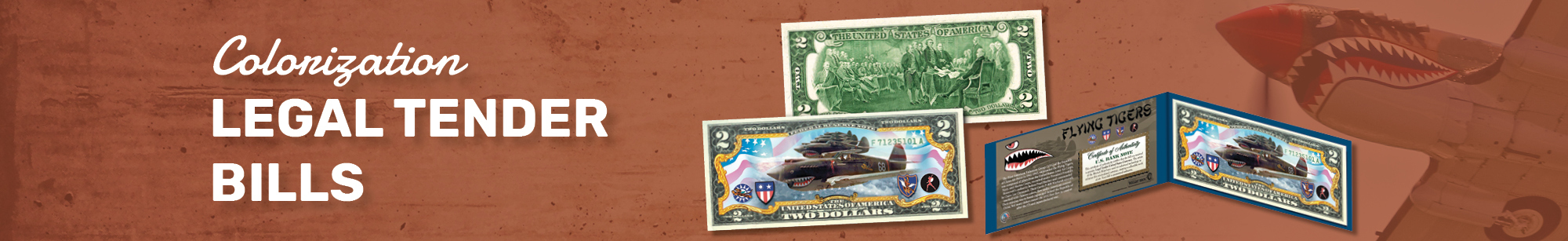 Colorization Legal Tender Bills