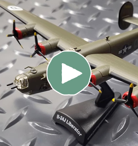 B-24J Liberator Witchcraft Die-Cast Model